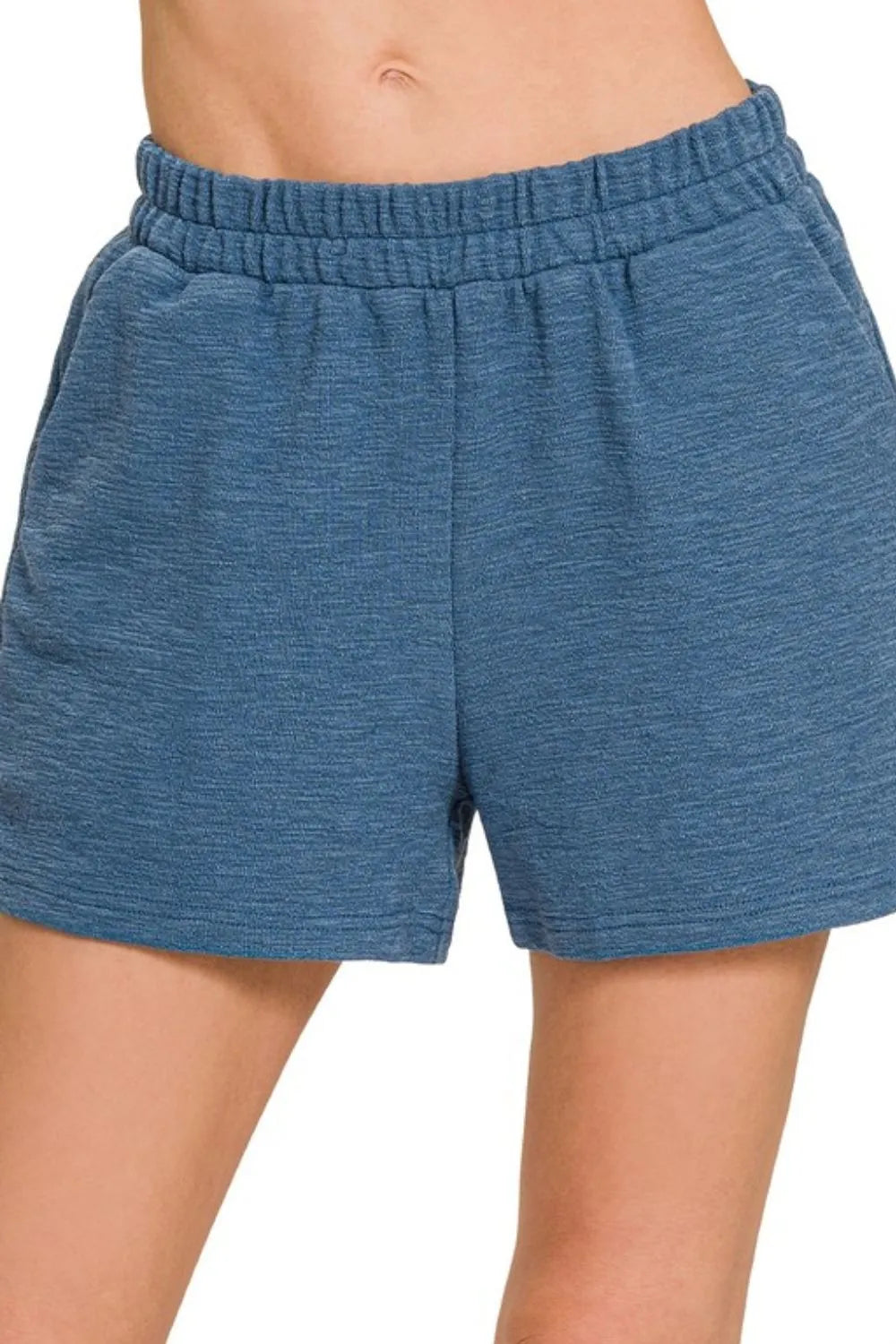 5b999398-a691-4606-aced-85a28cac64eb-Max-Origin Zenana Cotton Slub Shorts - Image 1