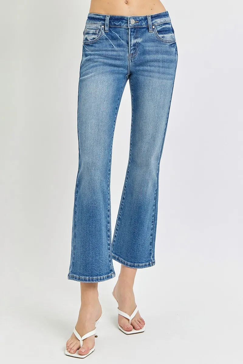 807ca2f4830a45abab144bfd2a90a1f5-Max-Origin RISEN Full Size Low Rise Crop Flare Jeans Plus Size - Image 1