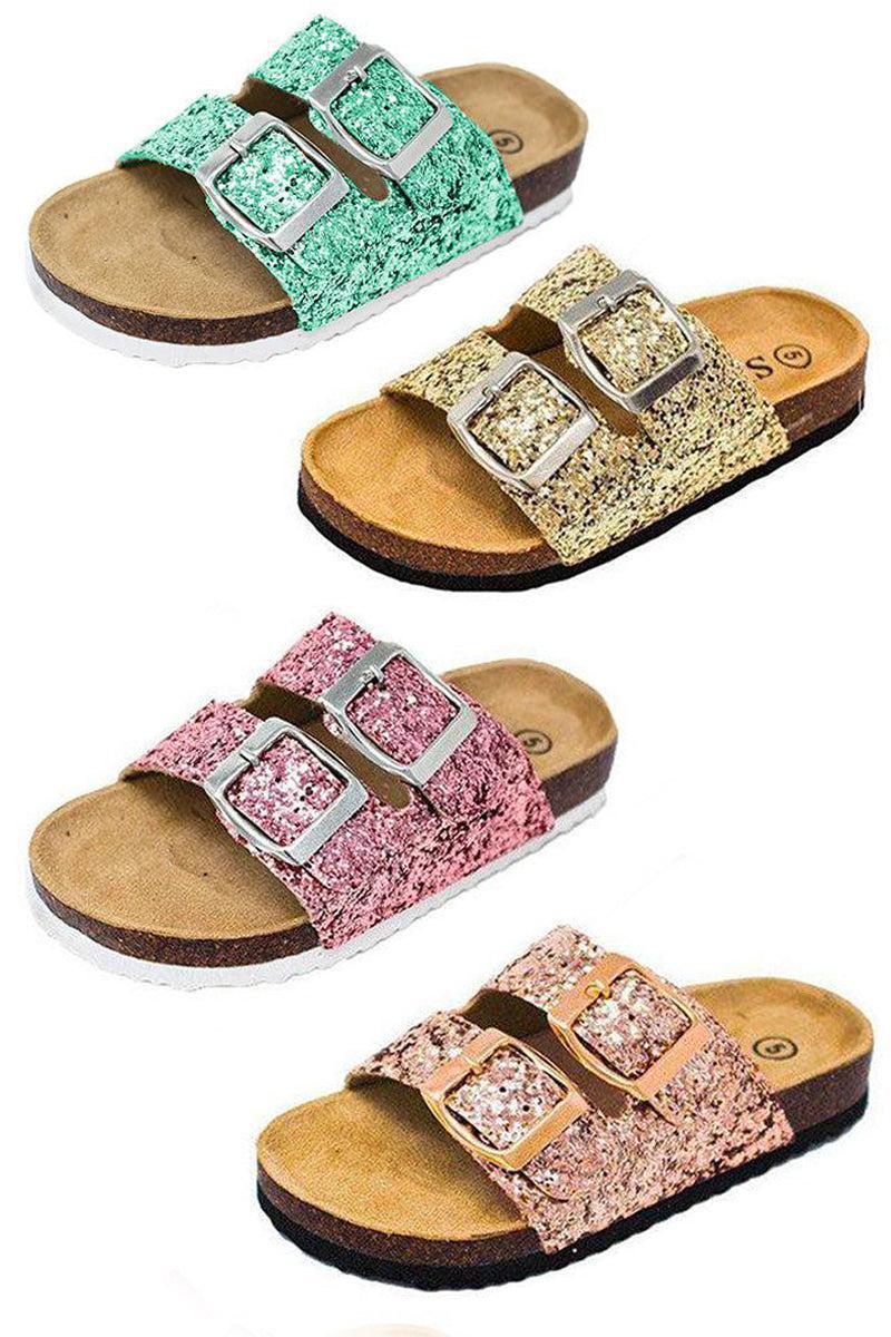 Birkley-Glitter-Sandals Birkley Glitter Sandals - Image 1