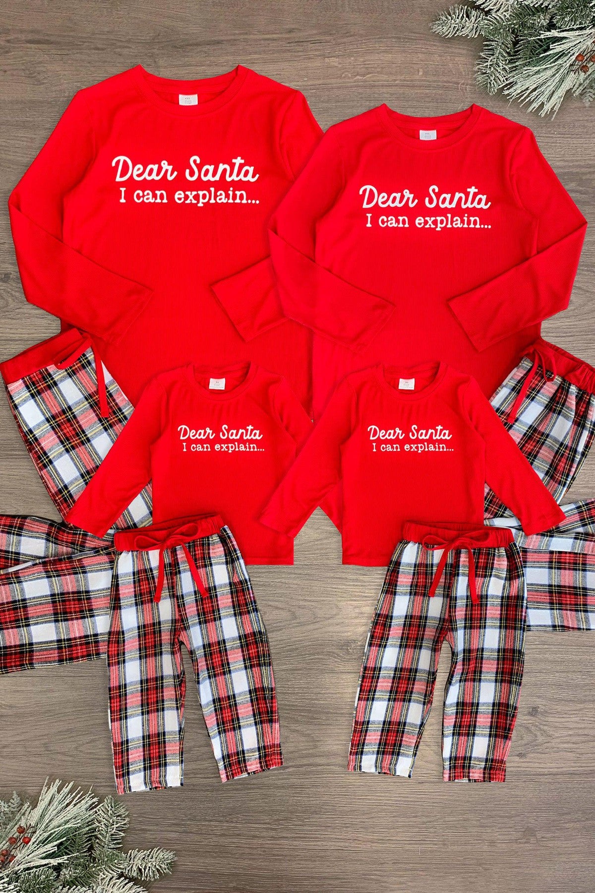 Dear-Santa-Family-Pajama "Dear Santa I Can Explain" Family Pajamas - Image 1