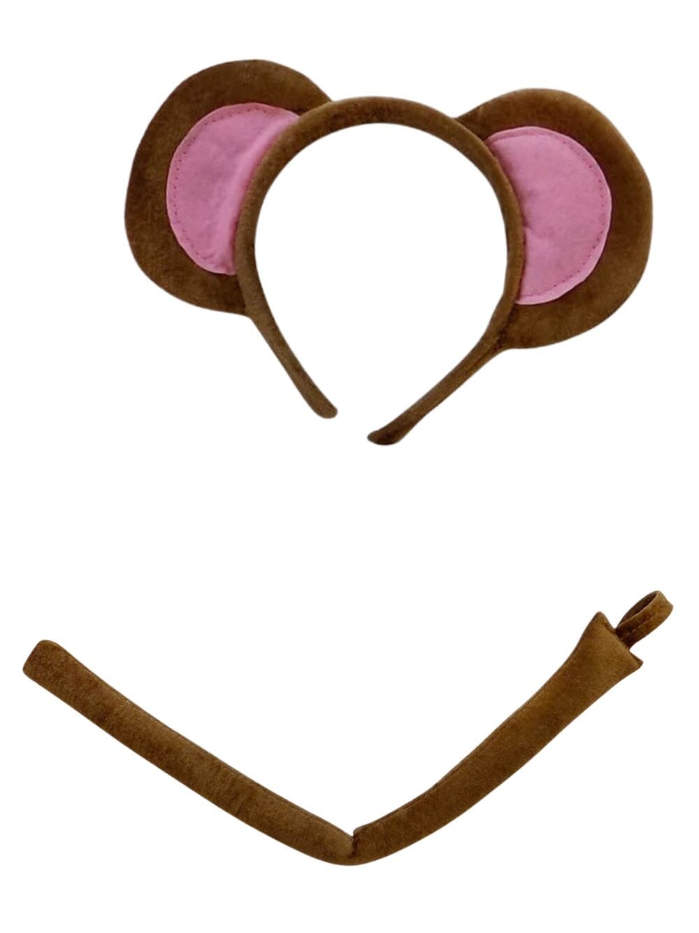 Ears_Monkey Monkey Headband, Kid or Adult Size Costume Accessories Individual or Wholesale Bulk Multipack - Image 1