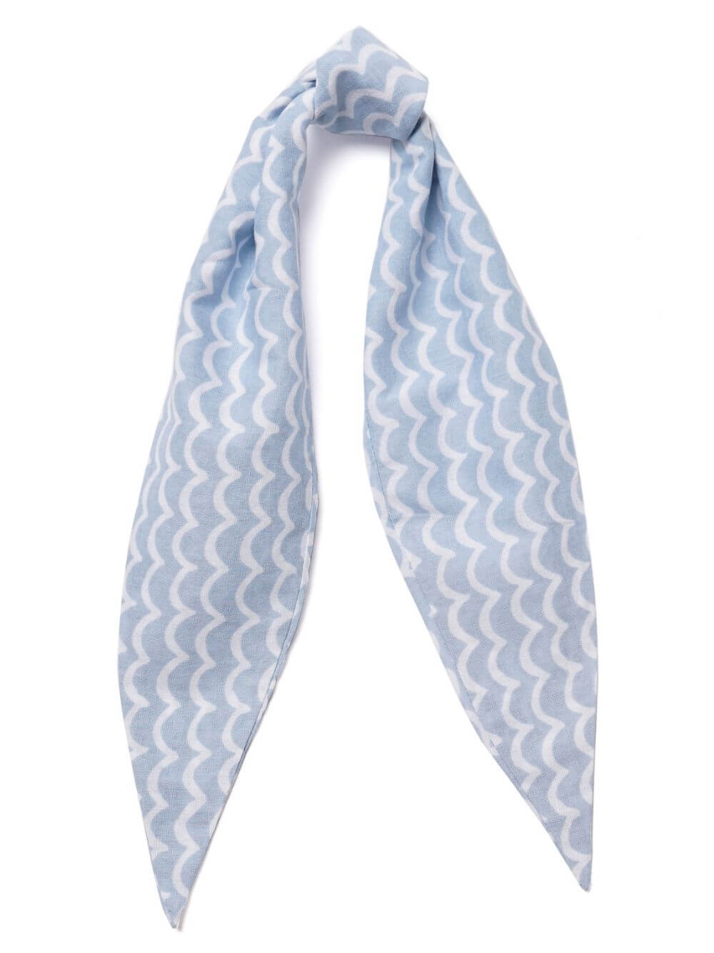 HairWrap-PerfectWaveBeachBlue Hair Wrap - Perfect Wave Beach Blue - Image 1