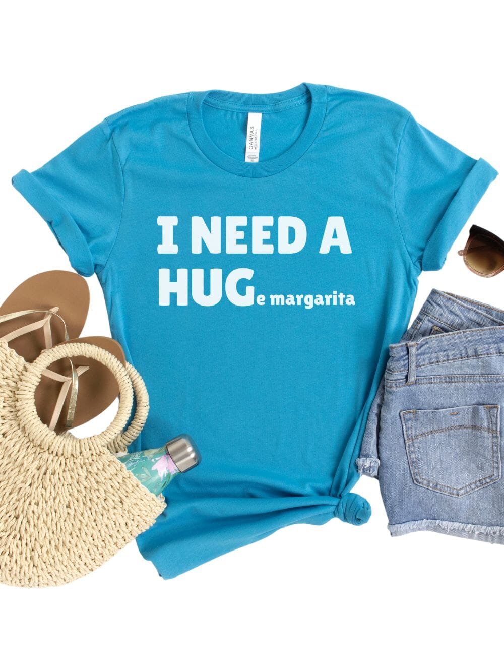 Hug-Aqua I Need a HUGe Margarita Women's Graphic T-Shirt - Image 1