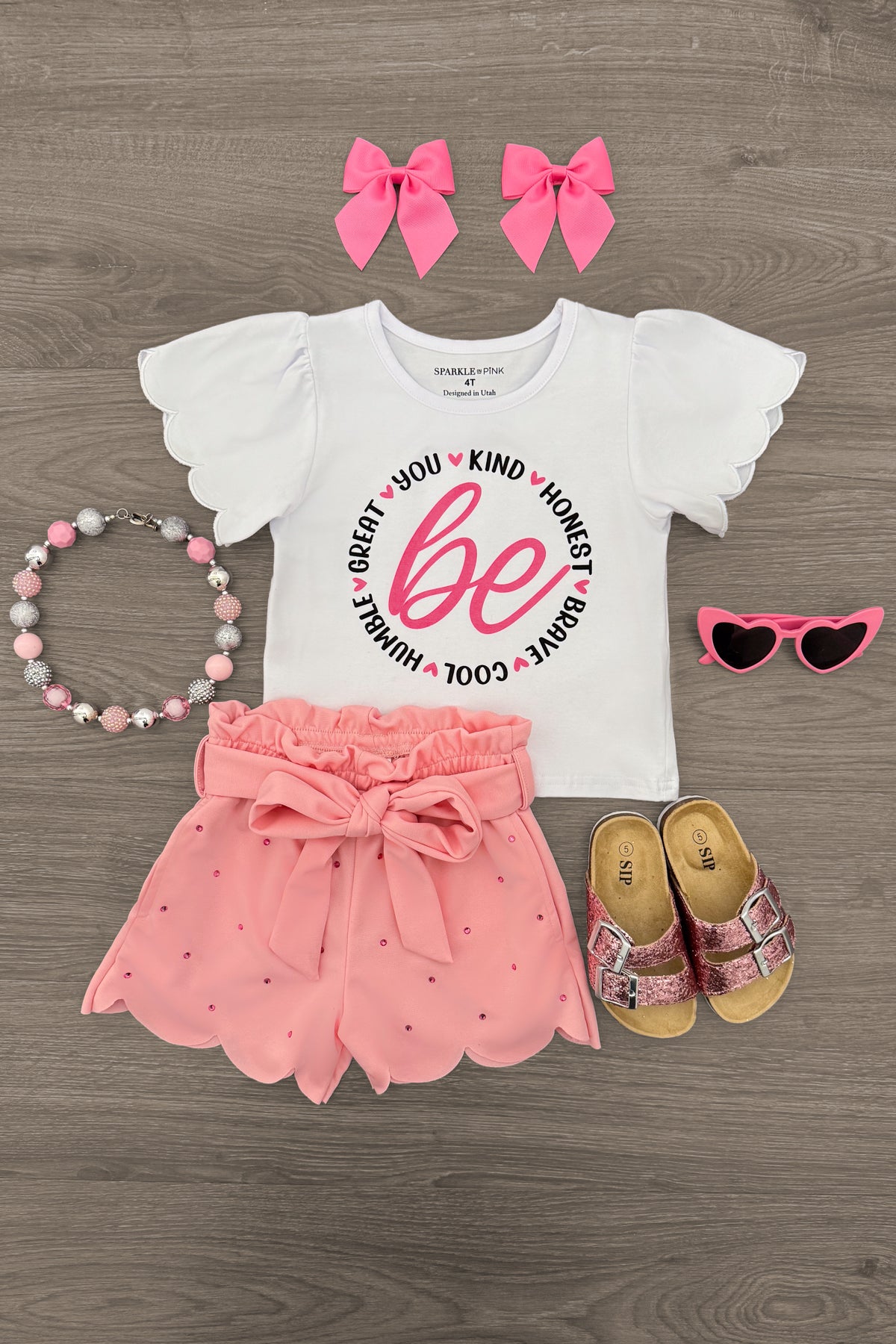 IMG_1457-Edit "Be You..." Pink Short Set - Image 1