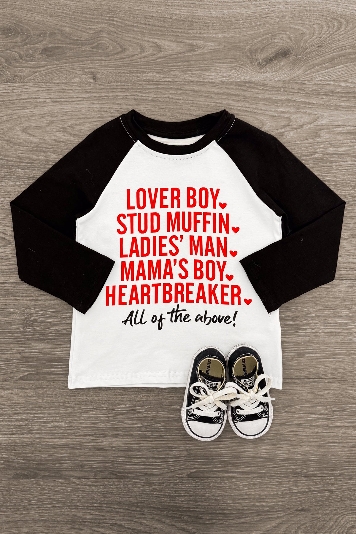 IMG_3312-Edit "Lover Boy, Stud Muffin..." Long Sleeve Top - Image 1
