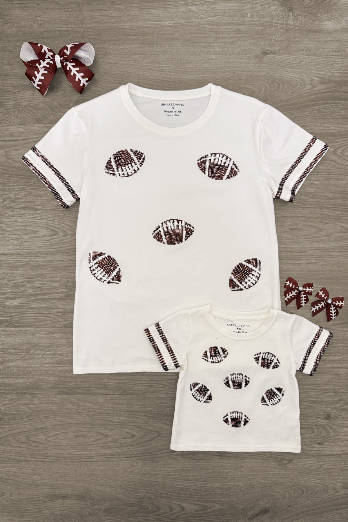IMG_4654-Edit Mom & Me - Sequin Football Top - Image 1