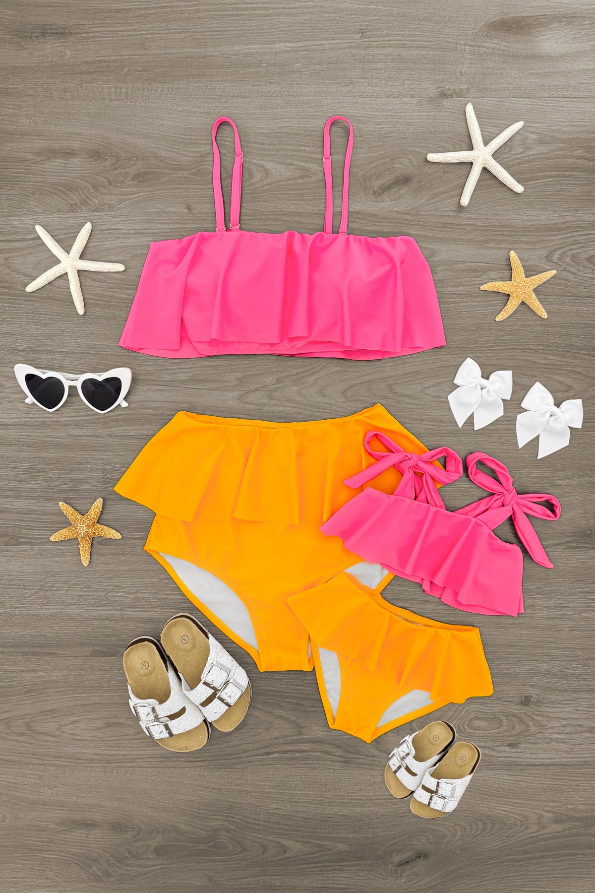 IMG_4867-Edit-Edit Mom & Me - Sunkissed Sorbet Ruffle Bikini - Image 1