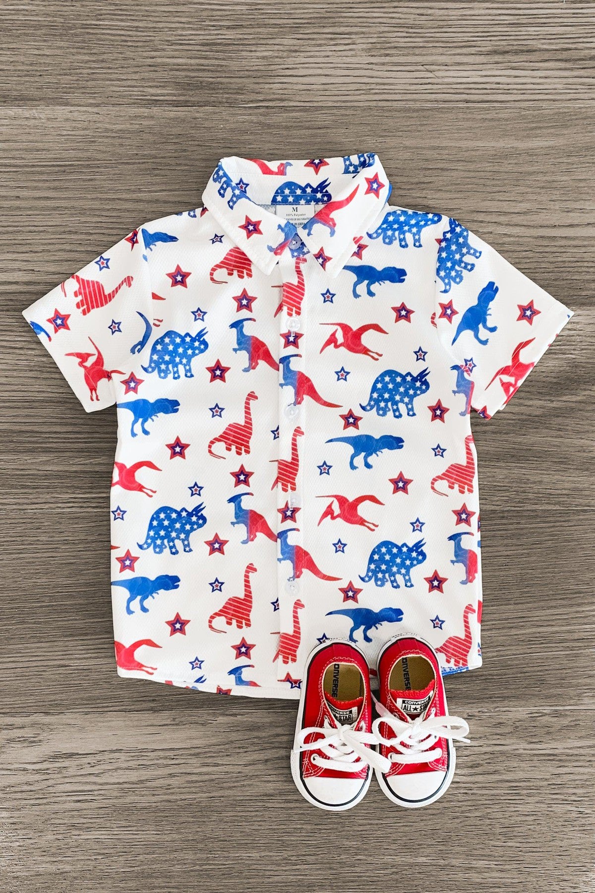 IMG_5406-Edit American Dinosaur Button Down Shirt - Image 1