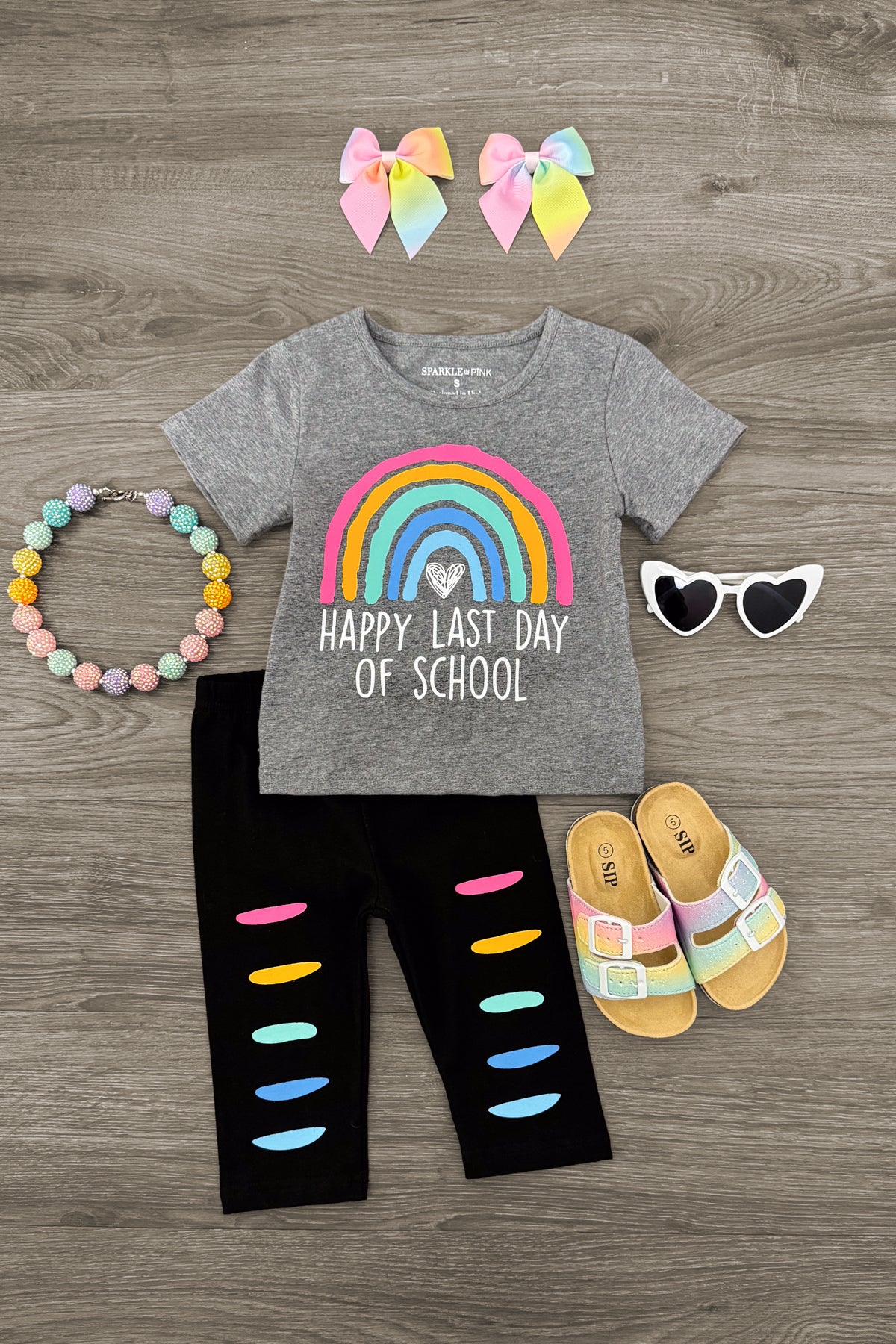 IMG_5454-Edit "Happy Last Day Of School" Capri Set - Image 1