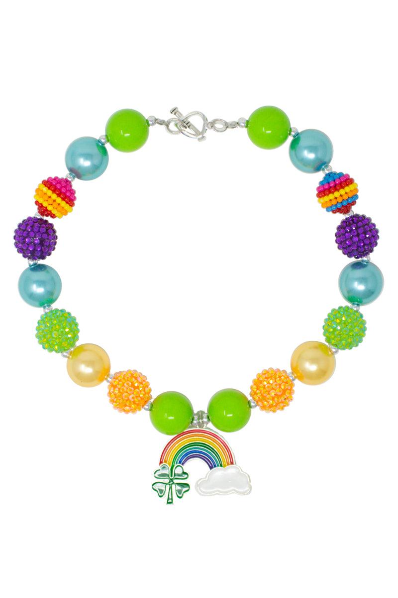 IMG_6472-Edit-2 Lucky Rainbow Bubblegum Necklace - Image 1