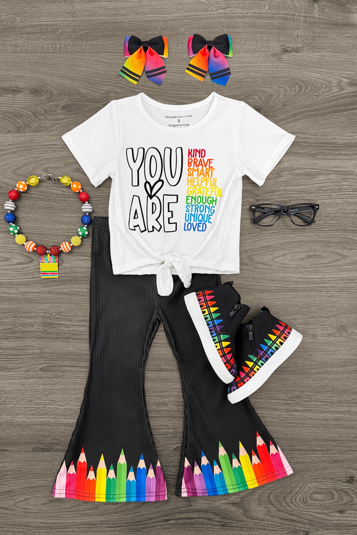 IMG_6518-Edit-Edit "You Are..." Rainbow Pencil Bell Bottom Set - Image 1