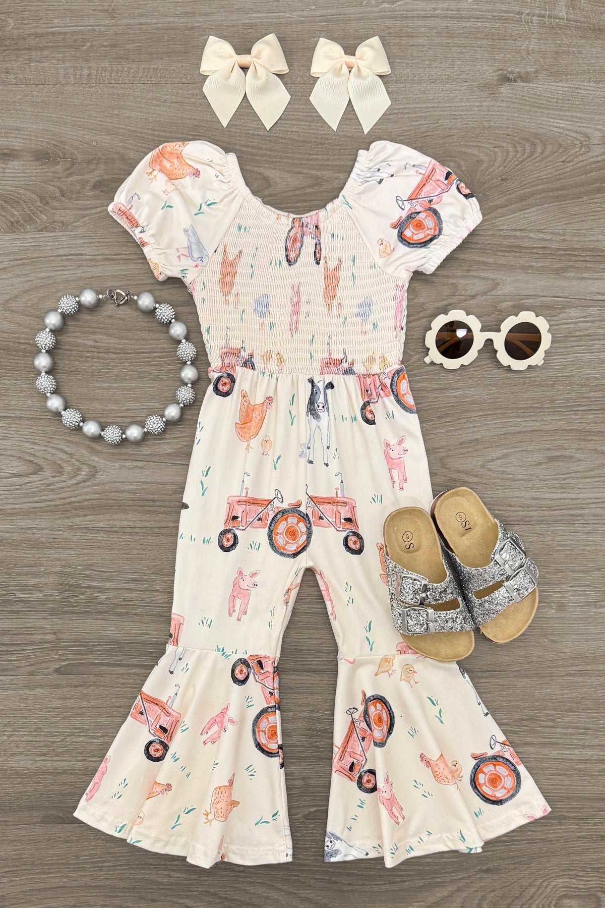 IMG_6529-Edit Farm Bell Bottom Jumpsuit - Image 1