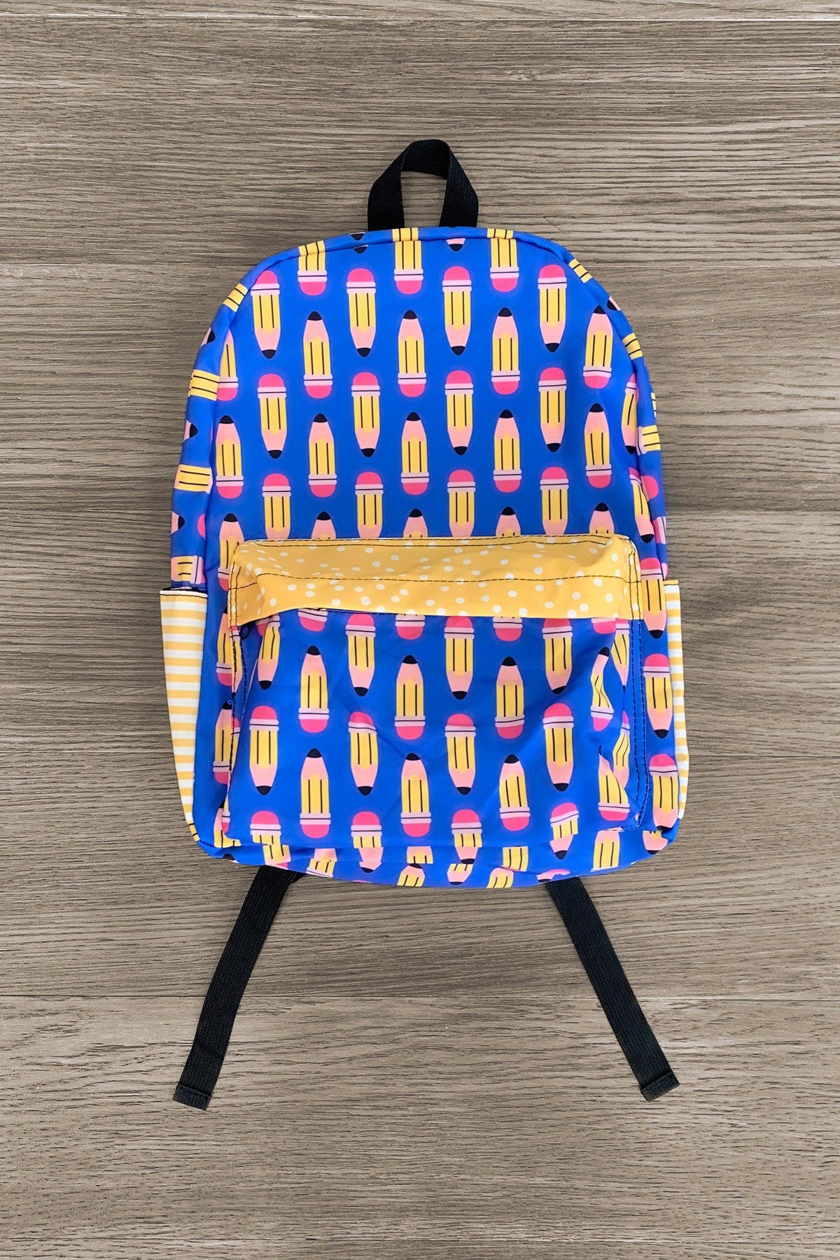 IMG_6810-Edit Blue & Yellow Pencil Backpack - Image 1