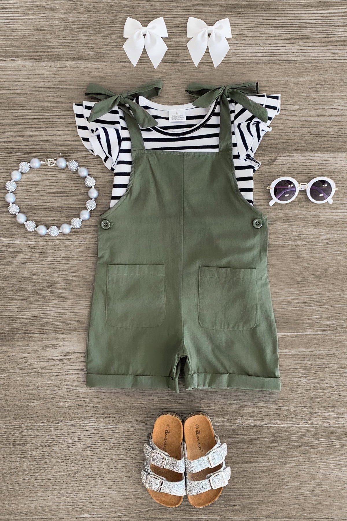 IMG_8530copy-Edit-2 Striped Romper Set - Image 1