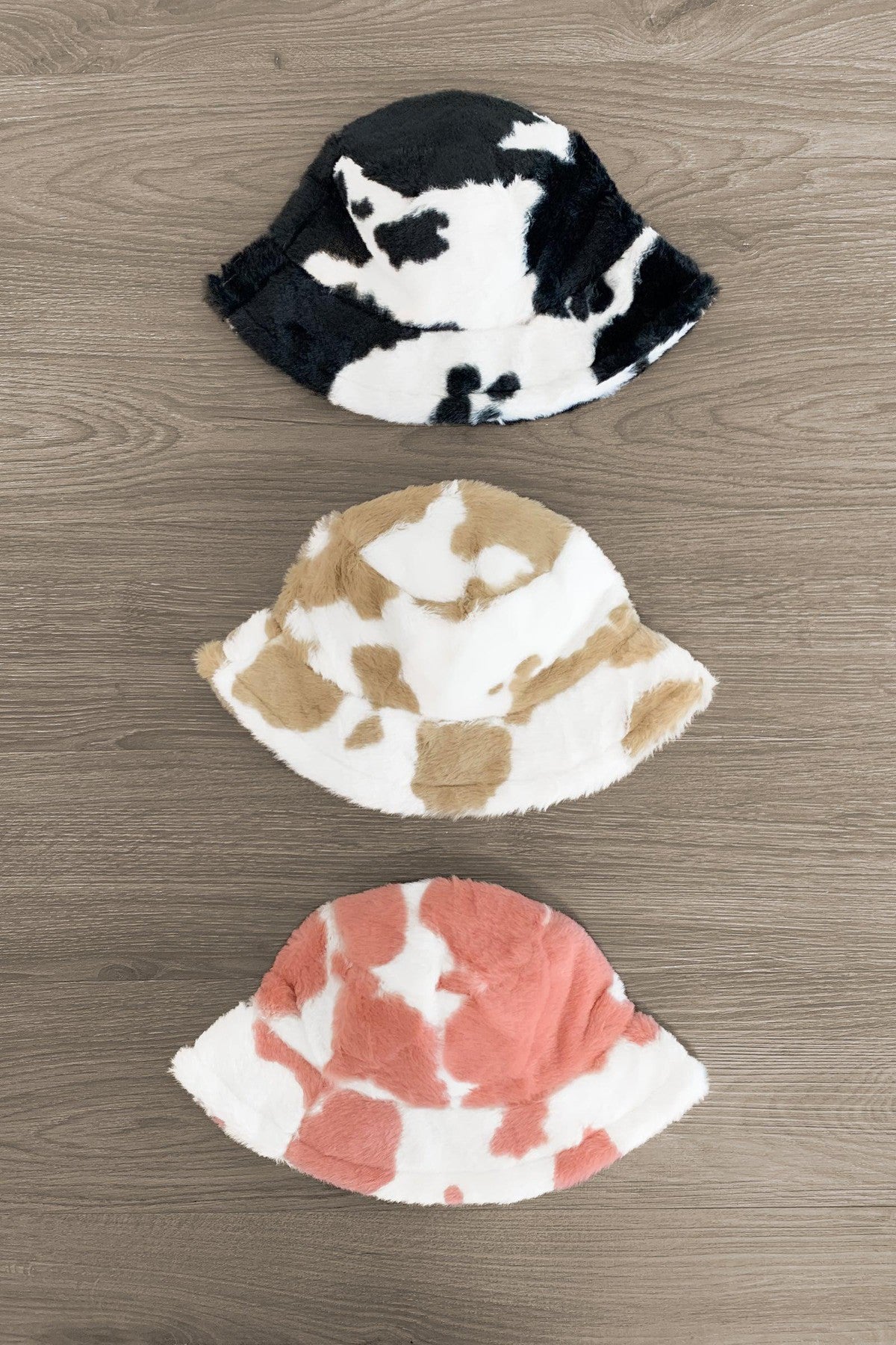 IMG_9700-Edit_42bba966-cecd-43fa-a447-1a17e4ac68af Fuzzy Cow Print Bucket Hat - Image 1