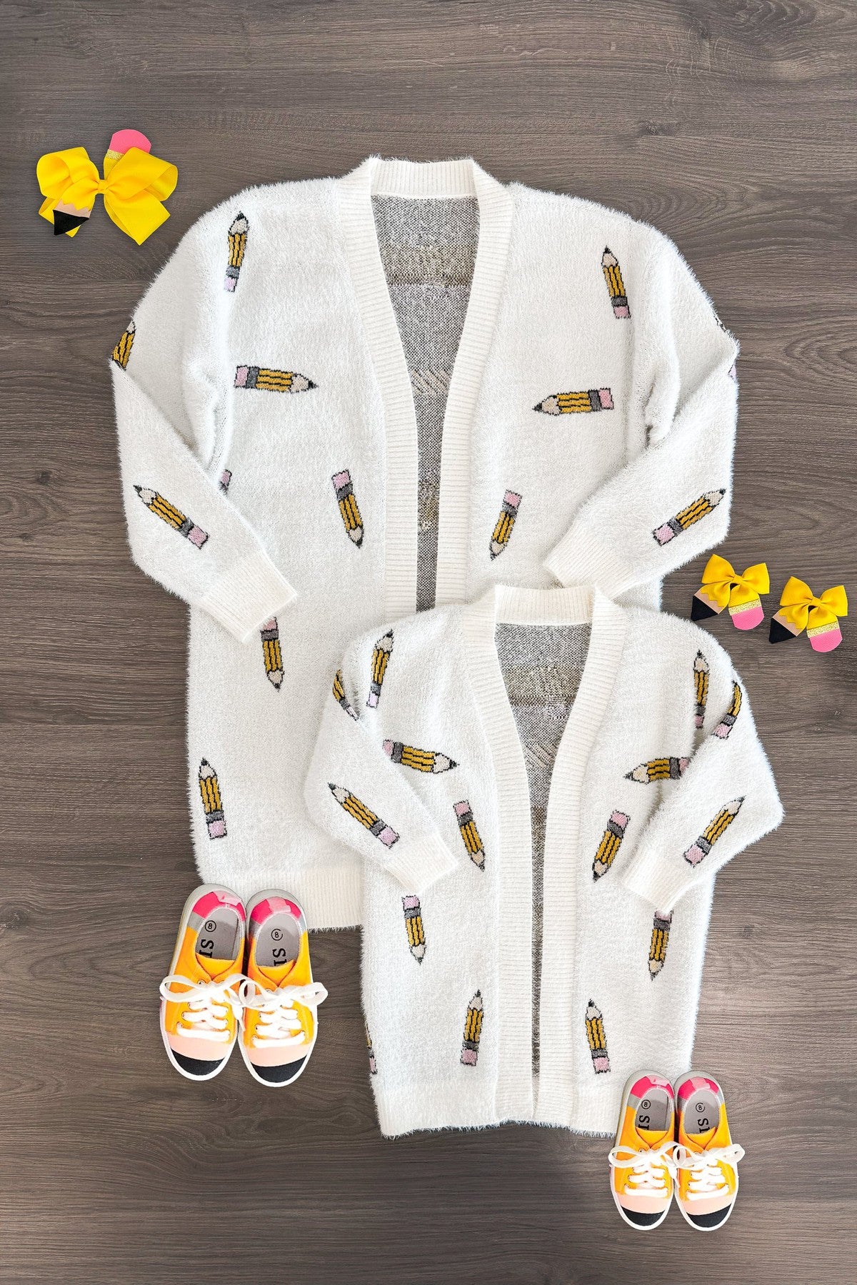 IMG_9763-Edit Mom & Me - White Pencil Cardigan - Image 1