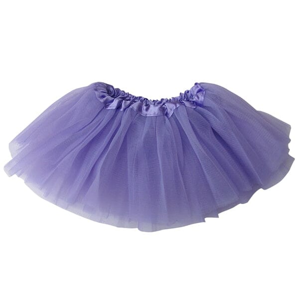 InfLavs Lavender Baby Infant Tulle Tutu Skirt Baby Size 5 Layer Basic Ballet Tutu - Image 1