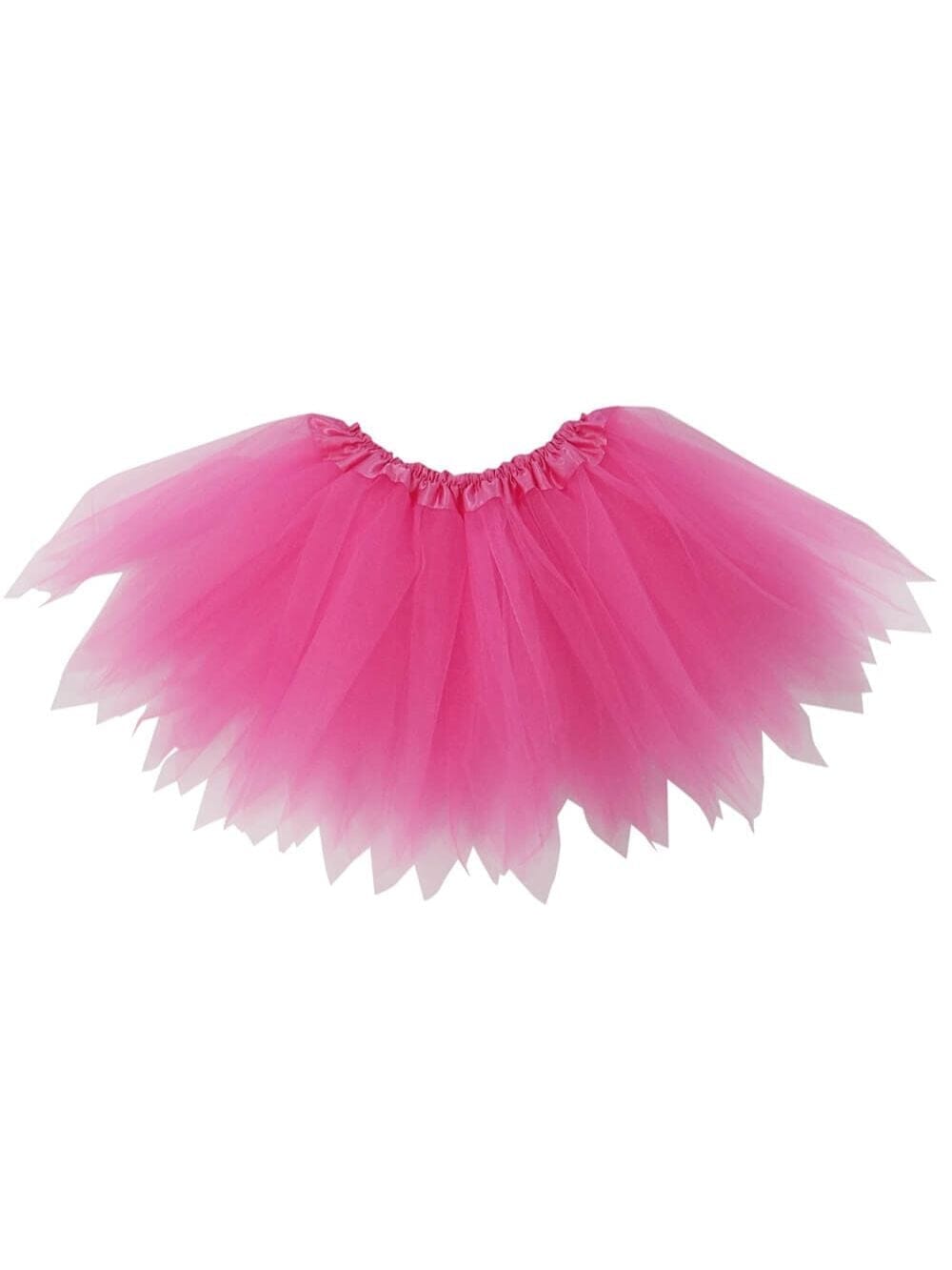 Pixie_Neon_Pink Pixie Cut Fairy Costume Tutu Skirt - Teen, Adult, Plus, & Extra Plus Size - Image 1