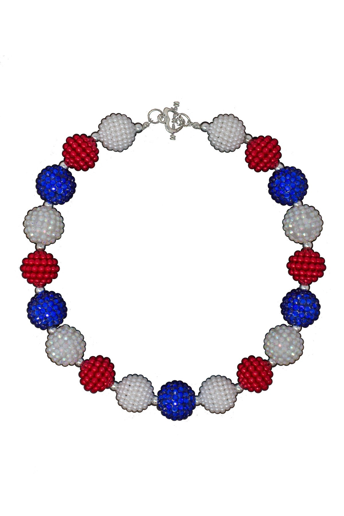 american-textured-bubblegum-necklace-accessory-sparkle-in-pink-369934 American Textured Bubblegum Necklace - Image 1