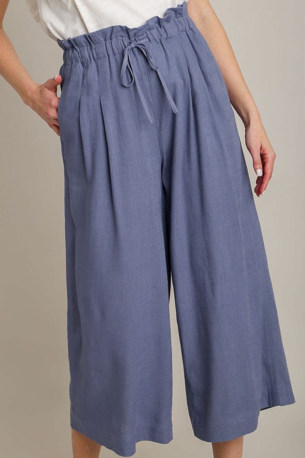 c9798f45-08a4-42ad-aaaf-78189b39a085-Max Umgee Full Size Linen Wide Fit Pants with Drawstring Plus Size - Image 1
