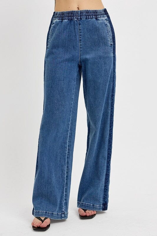 e5436d23-aa9a-4b5d-8eed-c20e840eec88-Max RISEN Full Size Elastic Waist Wide Leg Jeans Plus Size - Image 1