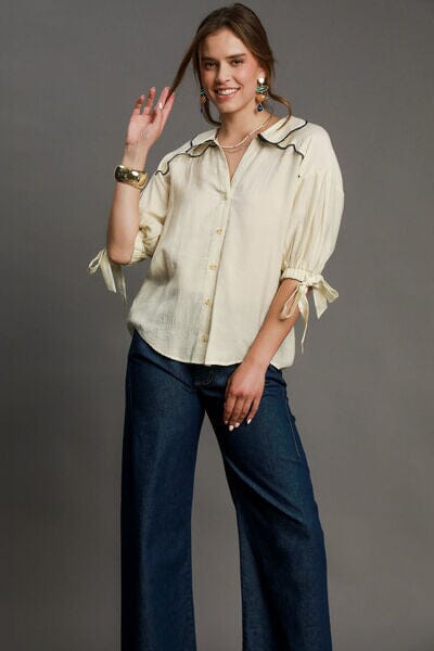 fd08b4ba-b67c-4cbd-a006-b994ac455828-Min Umgee Full Size Embroidered Detail Button Down Shirt Plus Size - Image 1