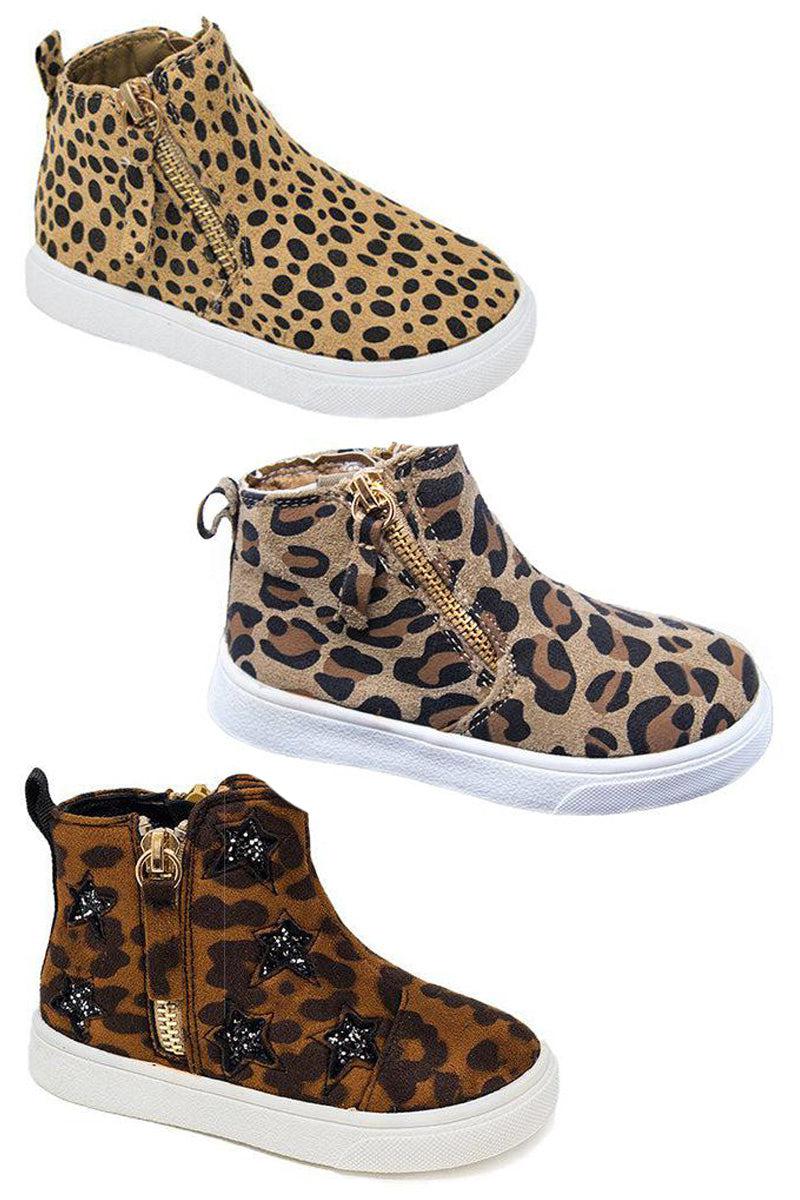 polka-dot-cheetah-sneaker-booties-footwear-sparkle-in-pink-15173317230666_df2f6e3c-6087-4c19-a4b2-b091b2dc3bb9 Patterned Sneaker Booties - Image 1